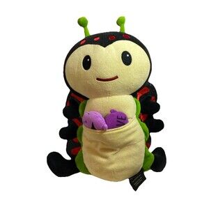 Kimochis Toys With Feelings Plush Play Therapy Bug Ladybug + 3 Feeling Pillows!
